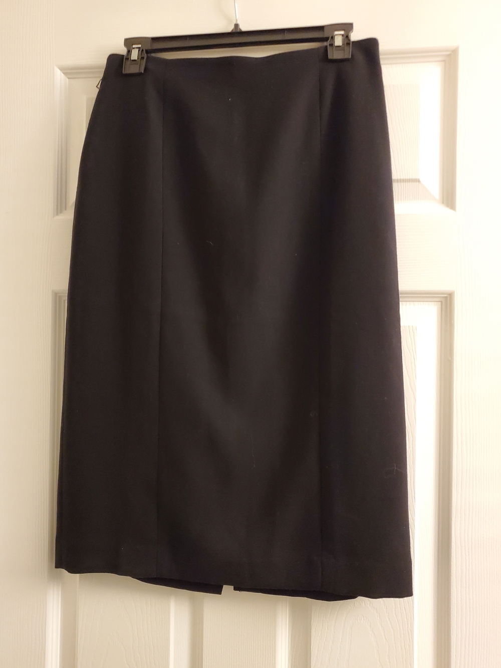 Talbots Black Midi Pencil Skirt 8